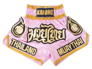 Kanong Pantalones Muay Thai mujer  : KNS-118-Rosado