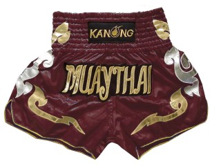 Pantalones Muay Thai Kanong  : KNS-126-Granate