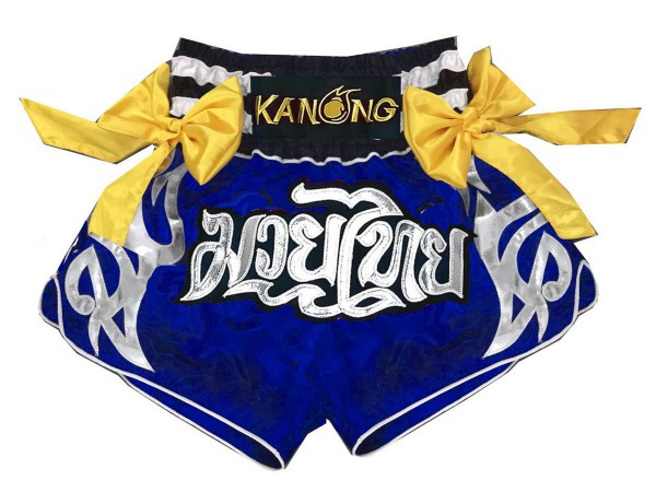 Pantalones Muay Thai Kanong  : KNS-127-Azul