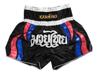 Pantalon Muay Thai Kanong  : KNS-138-Negro