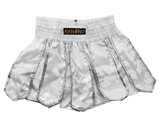Pantalon Muay Thai Kanong  : KNS-139-Blanco