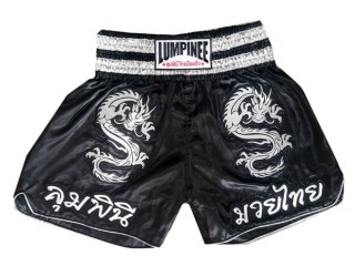 Short Muay Thai Niño Lumpinee : LUM-038 Negro-K