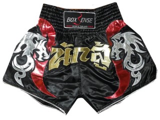 Short de Muay Thai Boxsense : BXS-005 Negro