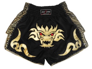 Pantalones Muay Thai Retro Boxsense : BXSRTO-026-Negro