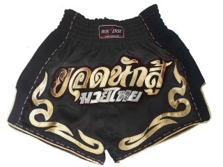 Pantalones Muay Thai Retro Boxsense : BXSRTO-027-Negro