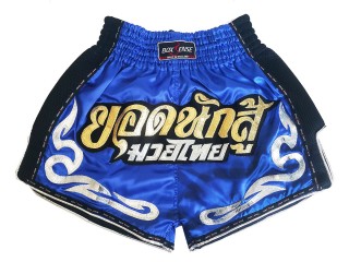 Pantalones Muay Thai Retro Boxsense : BXSRTO-027-Azul