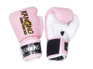 Guantes de Boxeo para Niños Kanong : Rosa claro