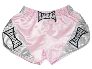 Pantalon Boxeo Mujer Retro Kanong : KNSRTO-201-Rosado-Plata