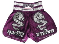 Pantalones Muay Thai Kickboxing Lumpinee : LUM-038 Violeta