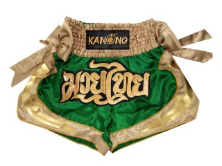 Short de Muay Thai Kanong  : KNS-132-Verde