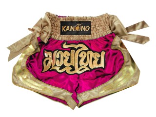 Pantalones kick boxing mujer Kanong  : KNS-132-Rosa
